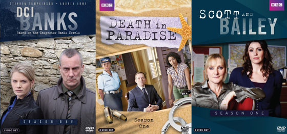 DCI Banks Death in Paradise Scott & Bailey S1 DVDs