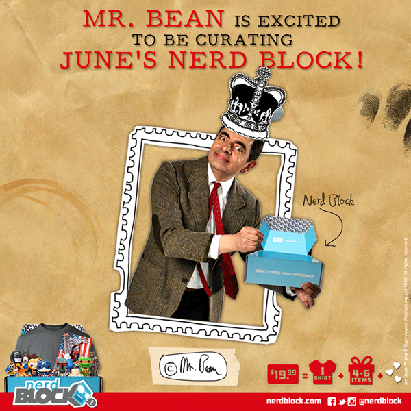Mr Bean Curates British Invasion Nerd Block