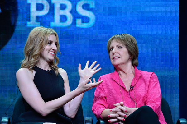 Downton Abbey at TCA Summer 2015 Laura Carmichael and Penelope Wilton