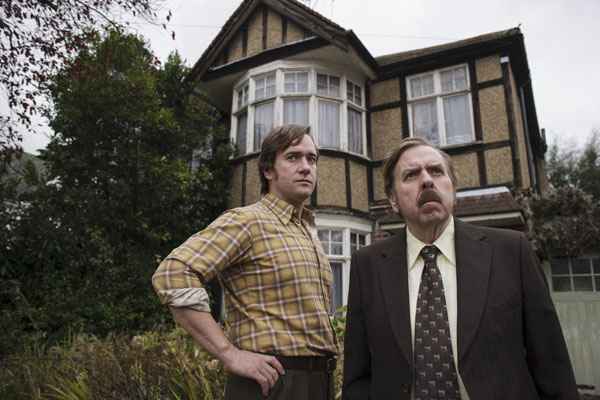 The Enfield Haunting: (L-R) Matthew Macfadyen as Guy Lyon Playfair and Timothy Spall as Maurice Grosse