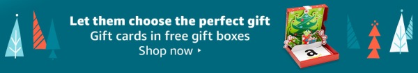 gifts cards in free gift boxes