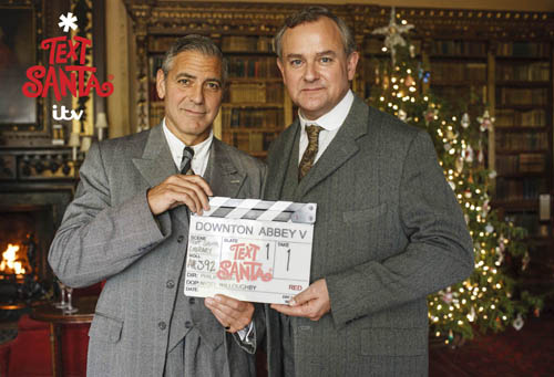 Clooney Downton Text Santa Special