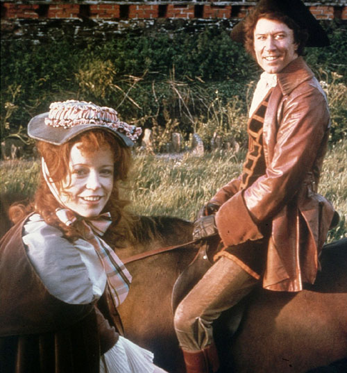 Angharad Rees as Demelza, Robin Ellis as Poldark