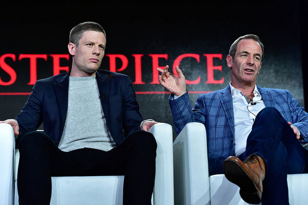 Grantchester S2 James Norton Robson Green at Winter 2016 TCA