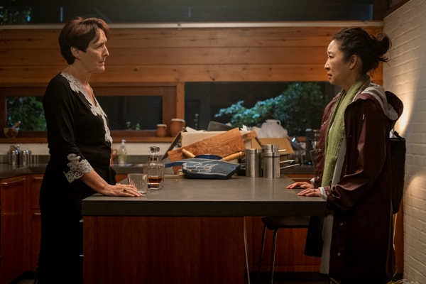 Killing Eve Fiona Shaw Sandra Oh